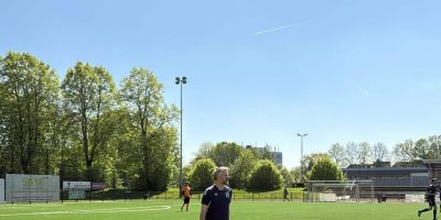 DJK Michael gegen SG Heisingen Spielszene Freizeitliga Essen