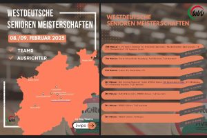 Westdeutsche Seniorenmeisterschaften stehen am kommenden Wochenende an
